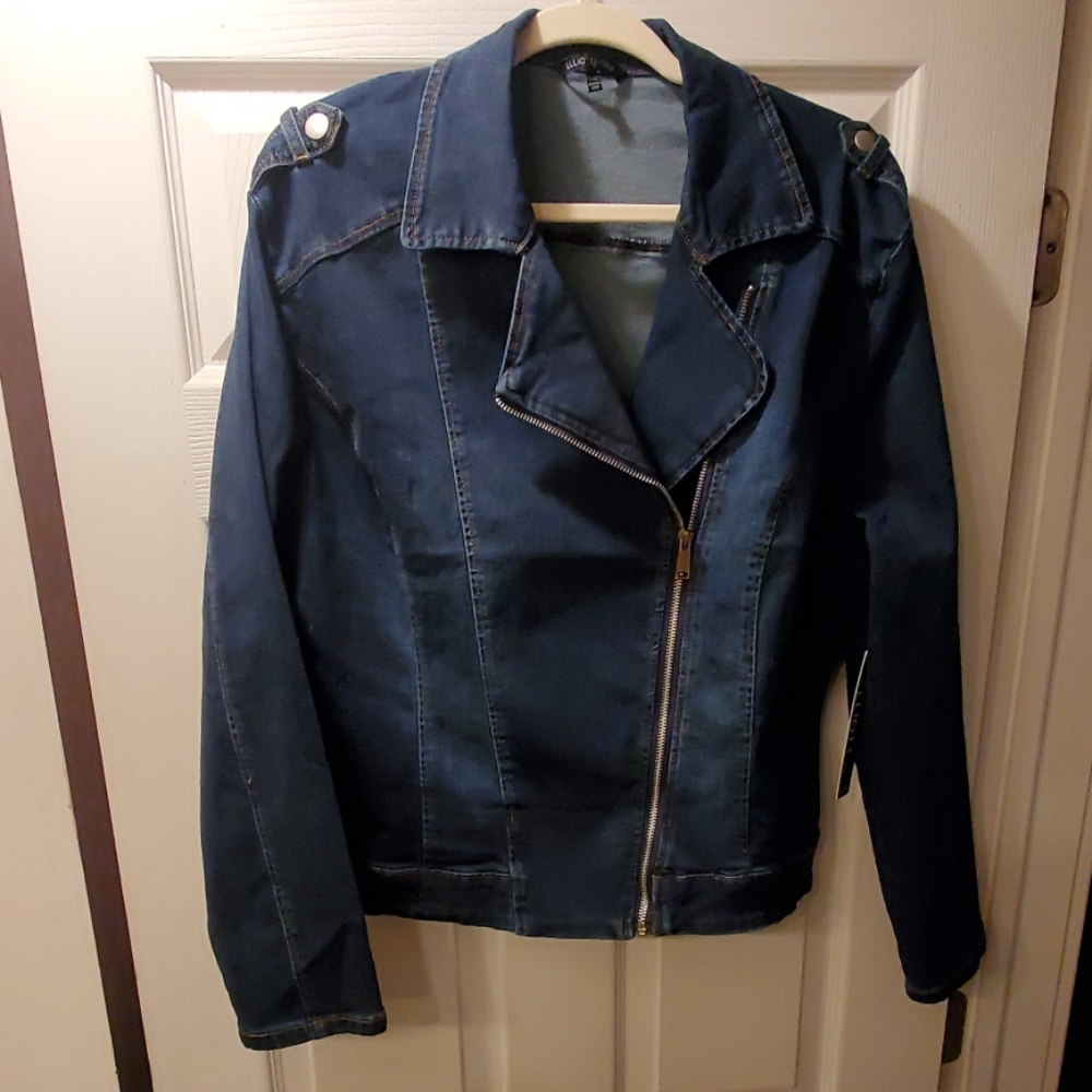 SOLD - Elliot & Vine Motorcycle Denim Jacket